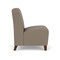 Lesro Siena Lounge Reception Armless Guest Chair, Walnut, MD Farro Upholstery SN1102 - alternate 3